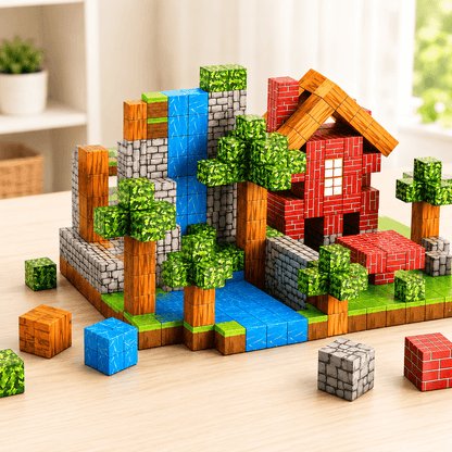 Магнітний конструктор Minecraft 100 деталей