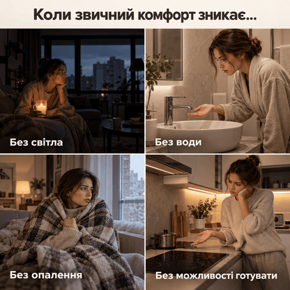 Готові набори на випадок відключень