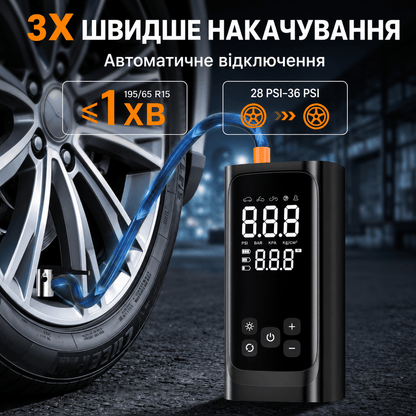 Пусковий пристрій 5-в-1 для автомобіля
